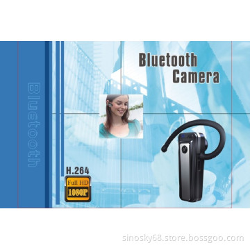 Bluetooth Earphone Camera 1080P Video Record